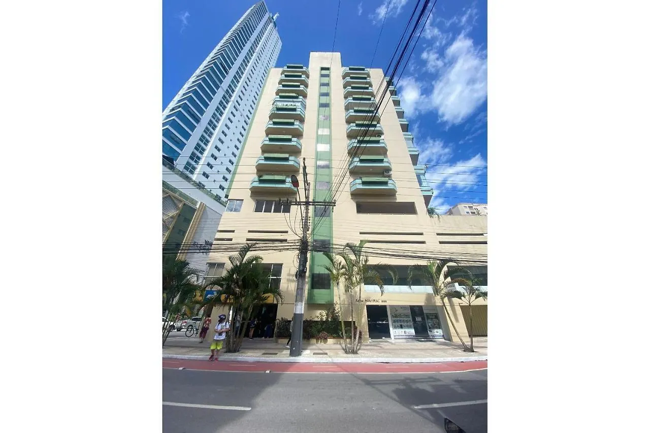 公寓 Balneário CamboriúNvr62B - Quadra Mar, Sacada, 2 Dorm, Climatizado公寓