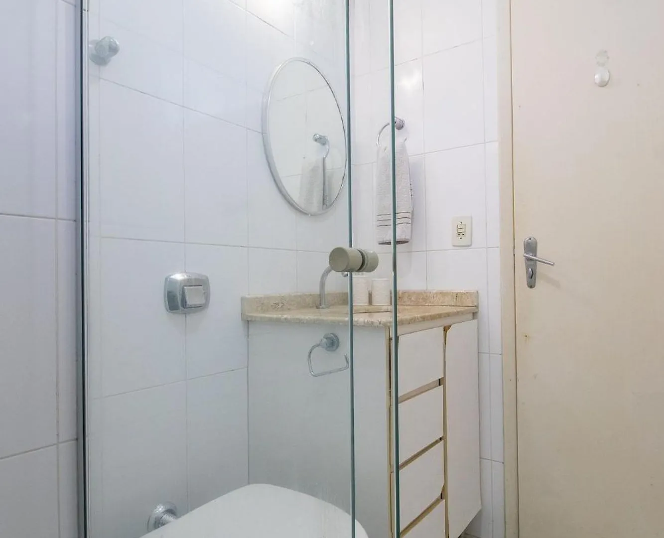 公寓 Balneário CamboriúNvr62B - Quadra Mar, Sacada, 2 Dorm, Climatizado公寓 巴西
