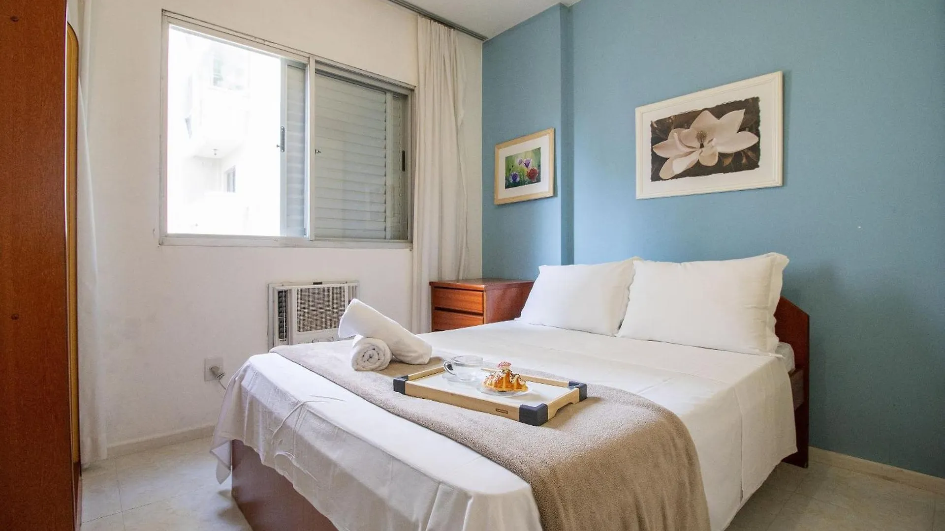Balneário CamboriúNvr62B - Quadra Mar, Sacada, 2 Dorm, Climatizado公寓 Balneário Camboriú