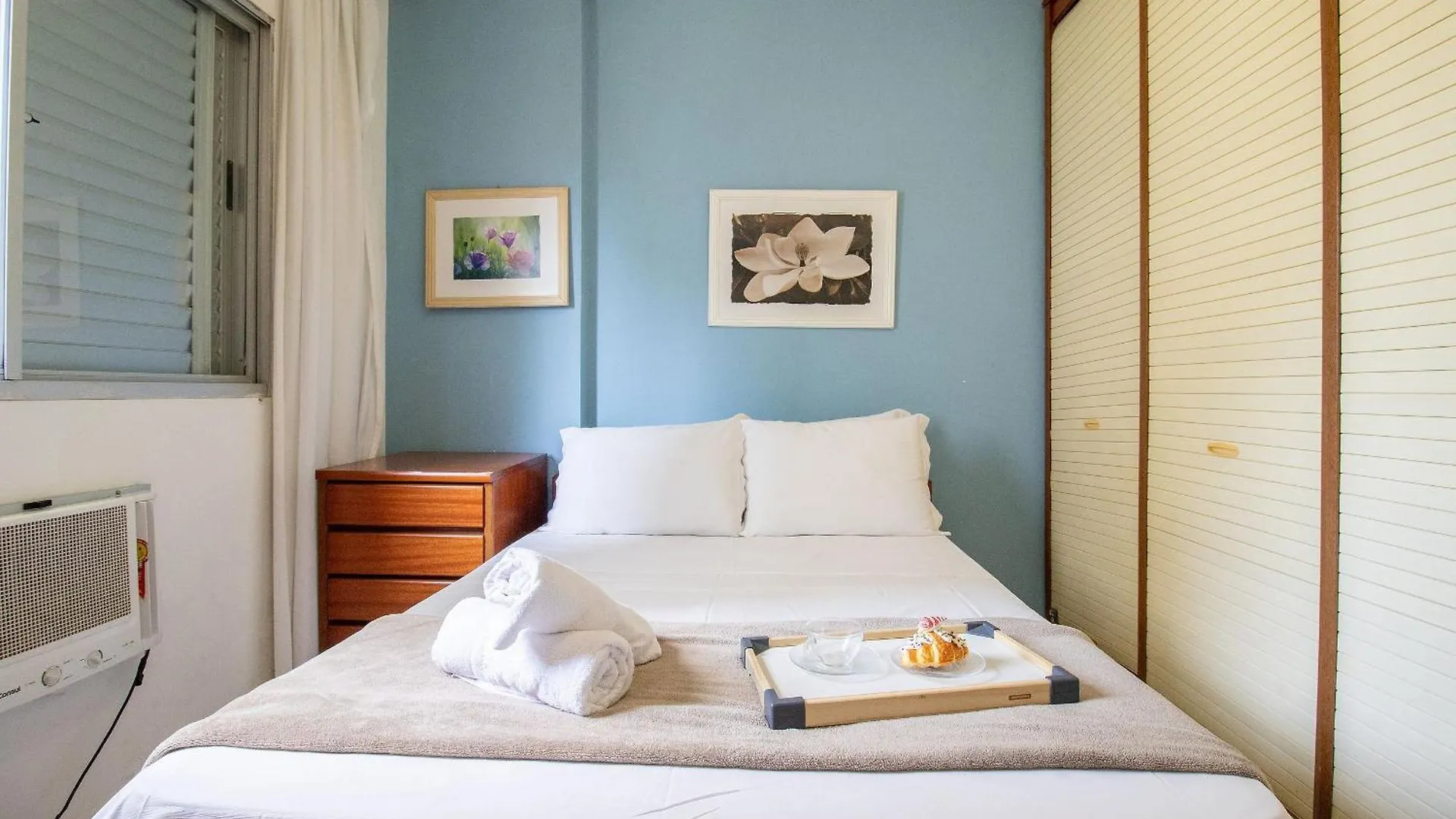 Balneário CamboriúNvr62B - Quadra Mar, Sacada, 2 Dorm, Climatizado公寓 Balneário Camboriú
