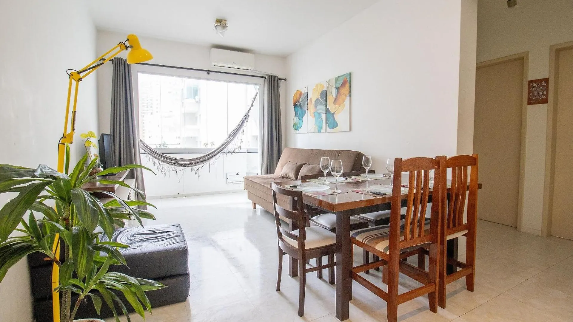 公寓 Balneário CamboriúNvr62B - Quadra Mar, Sacada, 2 Dorm, Climatizado公寓